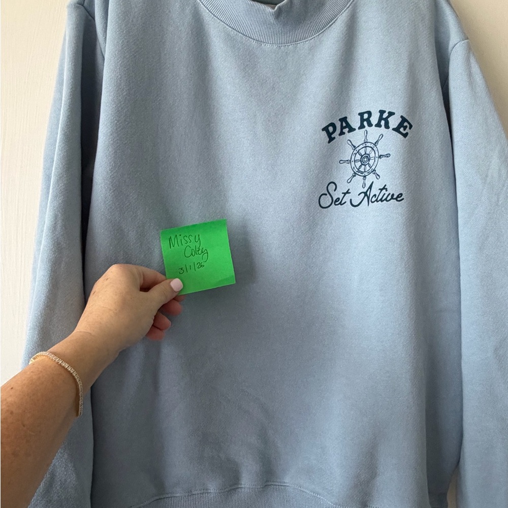 SOLD on different app! Parke set active mock neck